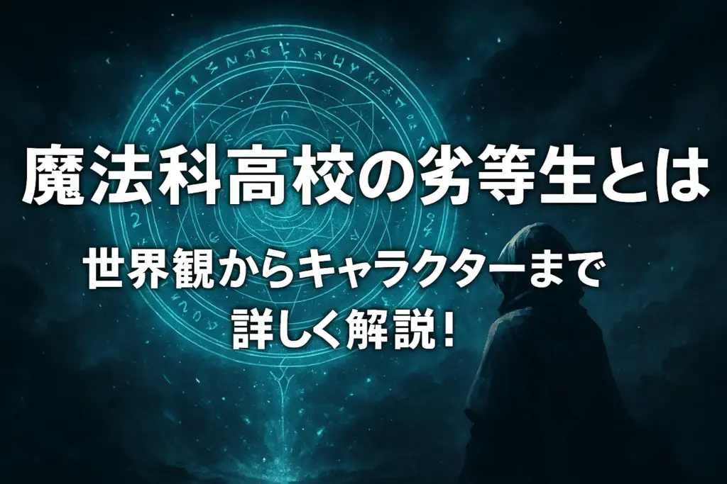 魔法科高校の劣等生とは?世界観からキャラクターまで詳しく解説!